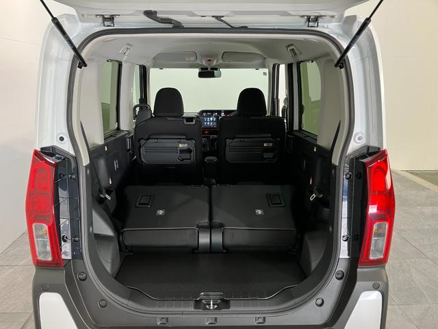 タントファンクロス　９型ディスプレイオーディオ　届出済未使用車衝突被害軽減ブレーキ　コーナーセンサー　９型ディスプレイオーディオ　フルセグ　Ｂｌｕｅｔｏｏｔｈ　ＵＳＢ　バックカメラ　両側電動スライドドア　前席シートヒーター　ＬＥＤ　スマートキー　エコアイドル（滋賀県）の中古車