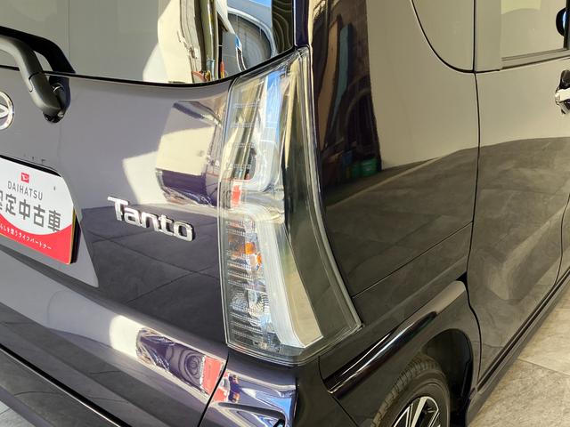 タントカスタムX 9型ディスプレイオーディオ 届出済未使用車衝突被害軽減ブレーキ コーナーセンサー 9型ディスプレイオーディオ フルセグ Bluetooth USB バックカメラ 両側電動スライドドア 前席シートヒーター LED スマートキー エコアイドル(滋賀県)の中古車