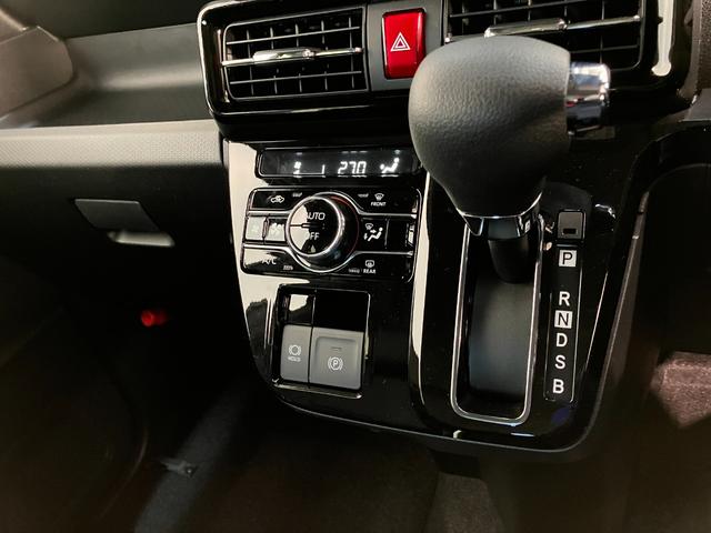 タントカスタムX 9型ディスプレイオーディオ 届出済未使用車衝突被害軽減ブレーキ コーナーセンサー 9型ディスプレイオーディオ フルセグ Bluetooth USB バックカメラ 両側電動スライドドア 前席シートヒーター LED スマートキー エコアイドル(滋賀県)の中古車