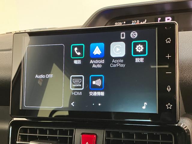 タントカスタムX 9型ディスプレイオーディオ 届出済未使用車衝突被害軽減ブレーキ コーナーセンサー 9型ディスプレイオーディオ フルセグ Bluetooth USB バックカメラ 両側電動スライドドア 前席シートヒーター LED スマートキー エコアイドル(滋賀県)の中古車