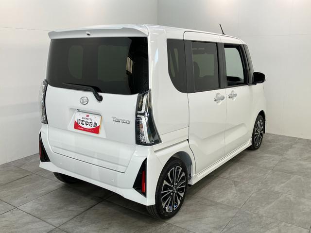 タントカスタムＲＳ　両側パワスラ　コーナーセンサー　届出済未使用車衝突被害軽減ブレーキ　コーナーセンサー　ターボ　バックカメラ（ナビ装着時用）　両側電動スライドドア　前席シートヒーター　電動パーキングブレーキ　ＬＥＤ　オートライト　オートエアコン　スマートキー（滋賀県）の中古車