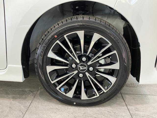 タントカスタムＲＳ　両側パワスラ　コーナーセンサー　届出済未使用車衝突被害軽減ブレーキ　コーナーセンサー　ターボ　バックカメラ（ナビ装着時用）　両側電動スライドドア　前席シートヒーター　電動パーキングブレーキ　ＬＥＤ　オートライト　オートエアコン　スマートキー（滋賀県）の中古車