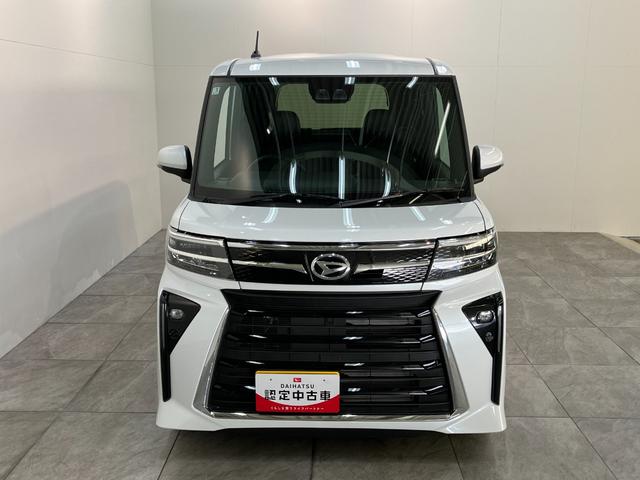 タントカスタムＲＳ　両側パワスラ　コーナーセンサー　届出済未使用車衝突被害軽減ブレーキ　コーナーセンサー　ターボ　バックカメラ（ナビ装着時用）　両側電動スライドドア　前席シートヒーター　電動パーキングブレーキ　ＬＥＤ　オートライト　オートエアコン　スマートキー（滋賀県）の中古車