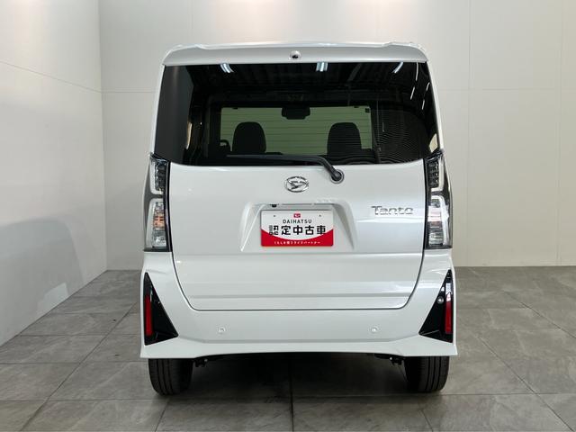 タントカスタムＲＳ　両側パワスラ　コーナーセンサー　届出済未使用車衝突被害軽減ブレーキ　コーナーセンサー　ターボ　バックカメラ（ナビ装着時用）　両側電動スライドドア　前席シートヒーター　電動パーキングブレーキ　ＬＥＤ　オートライト　オートエアコン　スマートキー（滋賀県）の中古車