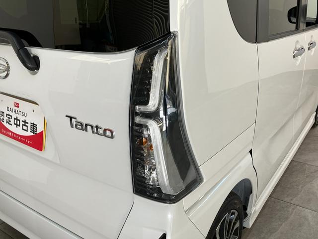 タントカスタムＲＳ　両側パワスラ　コーナーセンサー　届出済未使用車衝突被害軽減ブレーキ　コーナーセンサー　ターボ　バックカメラ（ナビ装着時用）　両側電動スライドドア　前席シートヒーター　電動パーキングブレーキ　ＬＥＤ　オートライト　オートエアコン　スマートキー（滋賀県）の中古車