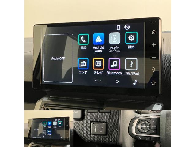 タフトＧダーククロムベンチャー　届出済未使用車　９Ｄ．Ａ　Ｂカメラ衝突被害軽減ブレーキ　コーナーセンサー　９型ディスプレイオーディオ　フルセグ　バックカメラ　Ｂｌｕｅｔｏｏｔｈ　ＵＳＢ　前席シートヒーター　電動パーキング　ＬＥＤ　レーダークルコン　オートエアコン（滋賀県）の中古車