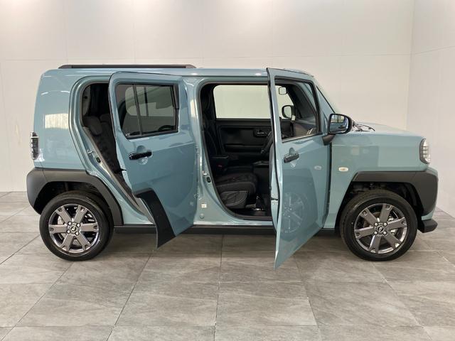 タフトＧダーククロムベンチャー　届出済未使用車　９Ｄ．Ａ　Ｂカメラ衝突被害軽減ブレーキ　コーナーセンサー　９型ディスプレイオーディオ　フルセグ　バックカメラ　Ｂｌｕｅｔｏｏｔｈ　ＵＳＢ　前席シートヒーター　電動パーキング　ＬＥＤ　レーダークルコン　オートエアコン（滋賀県）の中古車