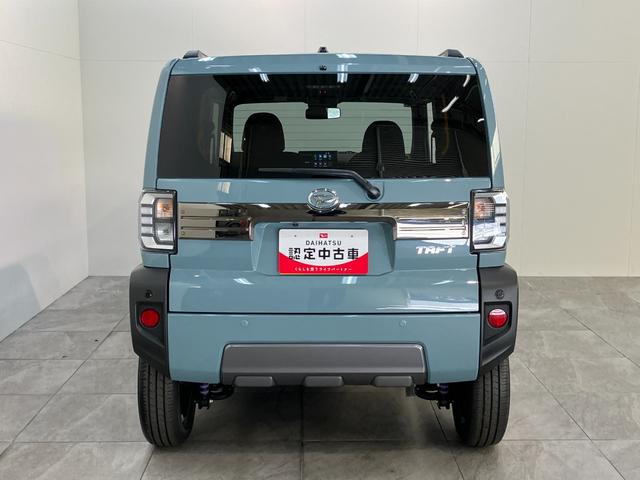 タフトＧダーククロムベンチャー　届出済未使用車　９Ｄ．Ａ　Ｂカメラ衝突被害軽減ブレーキ　コーナーセンサー　９型ディスプレイオーディオ　フルセグ　バックカメラ　Ｂｌｕｅｔｏｏｔｈ　ＵＳＢ　前席シートヒーター　電動パーキング　ＬＥＤ　レーダークルコン　オートエアコン（滋賀県）の中古車