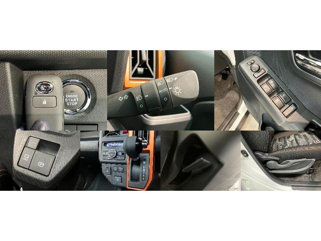 タフトG レーダークルーズコントロール 届出済未使用車衝突被害軽減ブレーキ コーナーセンサー バックカメラ(ナビ装着時用) 前席シートヒーター 電動パーキング スカイフィールトップ LED オートライト オートエアコン スマートキー エコアイドル(滋賀県)の中古車