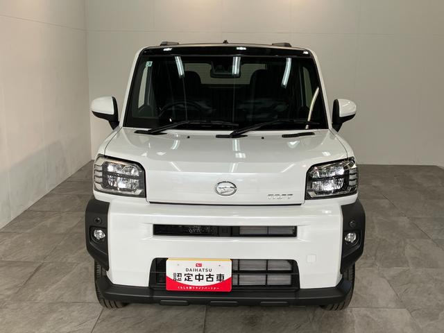 タフトG レーダークルーズコントロール 届出済未使用車衝突被害軽減ブレーキ コーナーセンサー バックカメラ(ナビ装着時用) 前席シートヒーター 電動パーキング スカイフィールトップ LED オートライト オートエアコン スマートキー エコアイドル(滋賀県)の中古車