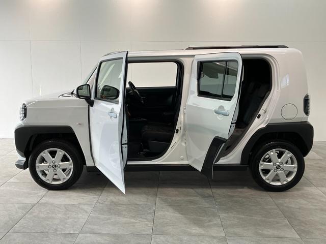 タフトG レーダークルーズコントロール 届出済未使用車衝突被害軽減ブレーキ コーナーセンサー バックカメラ(ナビ装着時用) 前席シートヒーター 電動パーキング スカイフィールトップ LED オートライト オートエアコン スマートキー エコアイドル(滋賀県)の中古車