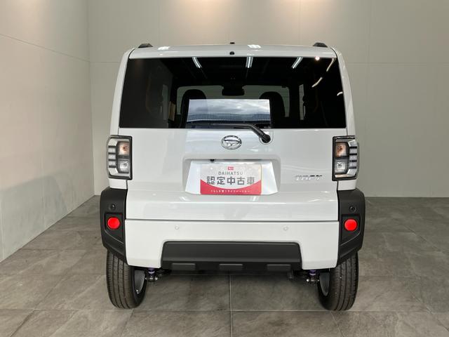 タフトG レーダークルーズコントロール 届出済未使用車衝突被害軽減ブレーキ コーナーセンサー バックカメラ(ナビ装着時用) 前席シートヒーター 電動パーキング スカイフィールトップ LED オートライト オートエアコン スマートキー エコアイドル(滋賀県)の中古車