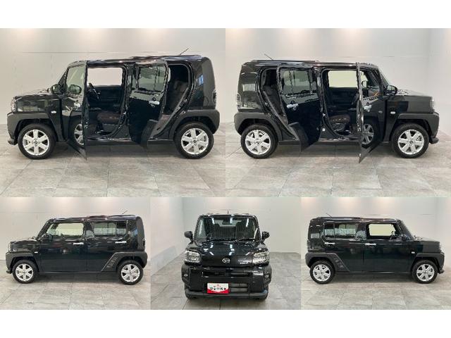 タフトＧ　レーダークルーズコントロール　届出済未使用車衝突被害軽減ブレーキ　コーナーセンサー　バックカメラ（ナビ装着時用）　前席シートヒーター　電動パーキング　スカイフィールトップ　ＬＥＤ　オートライト　オートエアコン　スマートキー　エコアイドル（滋賀県）の中古車