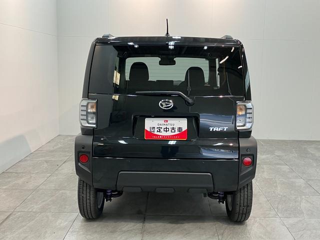 タフトＧ　レーダークルーズコントロール　届出済未使用車衝突被害軽減ブレーキ　コーナーセンサー　バックカメラ（ナビ装着時用）　前席シートヒーター　電動パーキング　スカイフィールトップ　ＬＥＤ　オートライト　オートエアコン　スマートキー　エコアイドル（滋賀県）の中古車