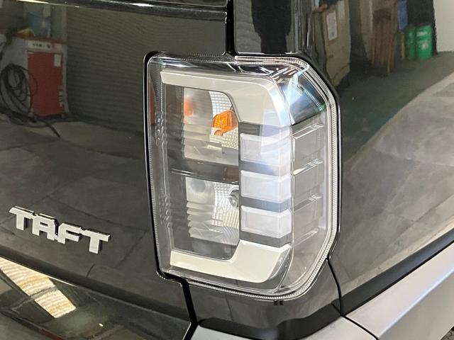 タフトＧ　レーダークルーズコントロール　届出済未使用車衝突被害軽減ブレーキ　コーナーセンサー　バックカメラ（ナビ装着時用）　前席シートヒーター　電動パーキング　スカイフィールトップ　ＬＥＤ　オートライト　オートエアコン　スマートキー　エコアイドル（滋賀県）の中古車