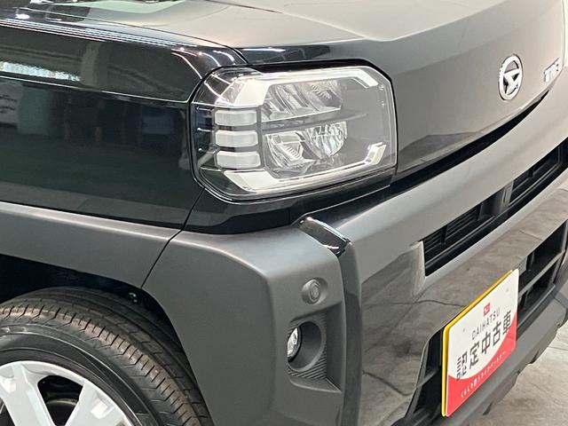 タフトＧ　レーダークルーズコントロール　届出済未使用車衝突被害軽減ブレーキ　コーナーセンサー　バックカメラ（ナビ装着時用）　前席シートヒーター　電動パーキング　スカイフィールトップ　ＬＥＤ　オートライト　オートエアコン　スマートキー　エコアイドル（滋賀県）の中古車