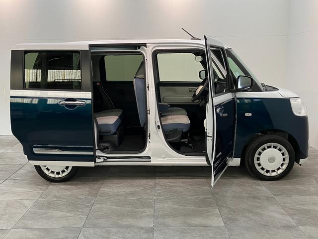 ムーヴキャンバスストライプスG CDステレオ コーナーセンサー LED衝突被害軽減ブレーキ コーナーセンサー バックカメラ(ナビ装着時用) CDステレオ 両側電動スライド シートヒーター 電動パーキング LED オートライト オートエアコン スマートキー エコアイドル(滋賀県)の中古車