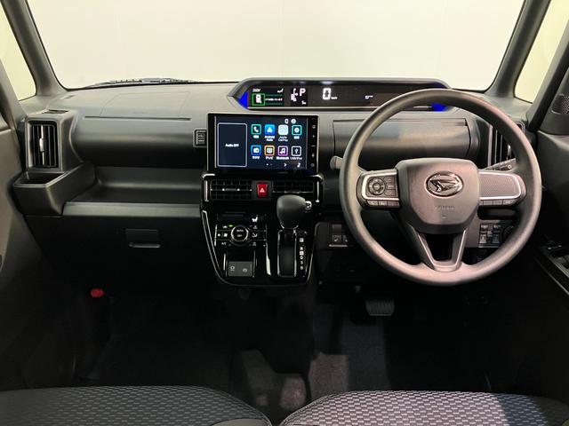 タントカスタムX 9型ディスプレイオーディオ 届出済未使用車衝突被害軽減ブレーキ コーナーセンサー 9型ディスプレイオーディオ フルセグ Bluetooth USB バックカメラ 両側電動スライドドア 前席シートヒーター LED スマートキー エコアイドル(滋賀県)の中古車