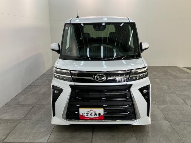 タントカスタムX 9型ディスプレイオーディオ 届出済未使用車衝突被害軽減ブレーキ コーナーセンサー 9型ディスプレイオーディオ フルセグ Bluetooth USB バックカメラ 両側電動スライドドア 前席シートヒーター LED スマートキー エコアイドル(滋賀県)の中古車