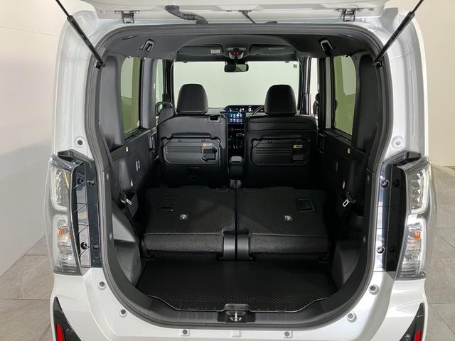 タントカスタムX 9型ディスプレイオーディオ 届出済未使用車衝突被害軽減ブレーキ コーナーセンサー 9型ディスプレイオーディオ フルセグ Bluetooth USB バックカメラ 両側電動スライドドア 前席シートヒーター LED スマートキー エコアイドル(滋賀県)の中古車