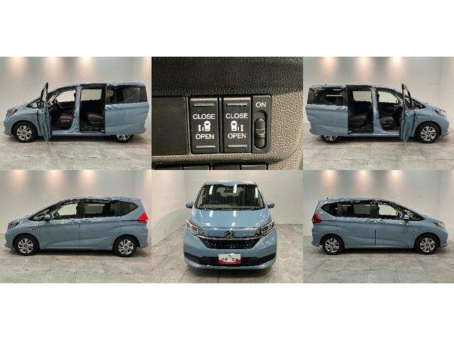 フリード+ハイブリッドハイブリッドG・ホンダセンシング 9型フルセグナビ LED衝突被害軽減ブレーキ 9型フルセグナビ バックカメラ 前後ドラレコ ETC DVD Bluetooth USB シートヒーター レーダークルーズコントロール 両側電動スライドドア LED(滋賀県)の中古車