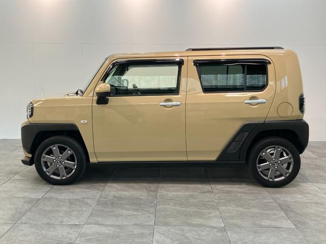 タフトGターボ コーナーセンサー レーダークルーズコントロール衝突被害軽減ブレーキ コーナーセンサー バックカメラ(ナビ装着時用) 前席シートヒーター 電動パーキング スカイフィールトップ LED オートライト オートエアコン クルコン スマートキー(滋賀県)の中古車