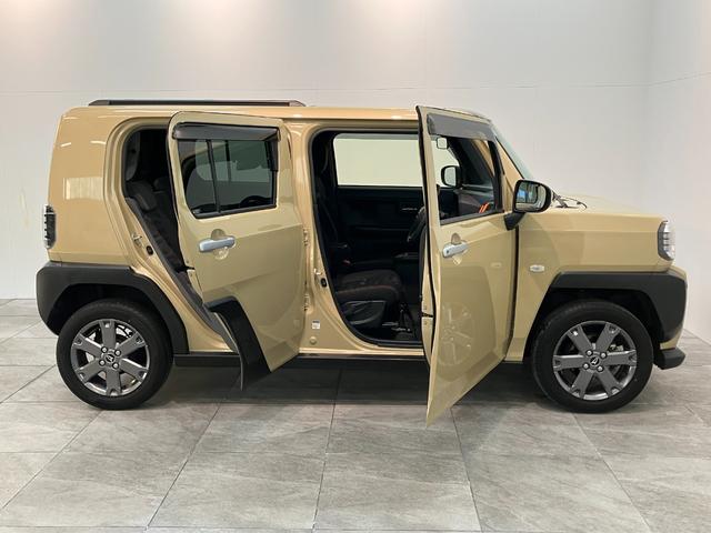 タフトGターボ コーナーセンサー レーダークルーズコントロール衝突被害軽減ブレーキ コーナーセンサー バックカメラ(ナビ装着時用) 前席シートヒーター 電動パーキング スカイフィールトップ LED オートライト オートエアコン クルコン スマートキー(滋賀県)の中古車