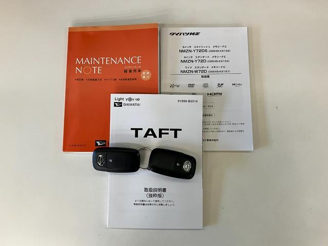 タフトGターボ コーナーセンサー レーダークルーズコントロール衝突被害軽減ブレーキ コーナーセンサー バックカメラ(ナビ装着時用) 前席シートヒーター 電動パーキング スカイフィールトップ LED オートライト オートエアコン クルコン スマートキー(滋賀県)の中古車