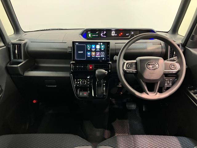 タントカスタムＸ　９型ディスプレイオーディオ　パーキングアシスト衝突被害軽減ブレーキ　コーナーセンサー　９型ディスプレイオーディオ　フルセグ　Ｂｌｕｅｔｏｏｔｈ　ＵＳＢ　パノラマカメラ　前後ドラレコ　駐車支援機能　両側電動スライドドア　前席シートヒーター　クルコン（滋賀県）の中古車