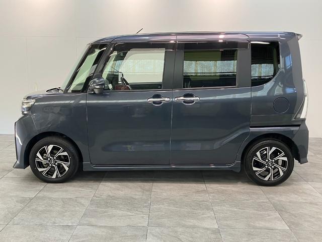 タントカスタムＸ　９型ディスプレイオーディオ　パーキングアシスト衝突被害軽減ブレーキ　コーナーセンサー　９型ディスプレイオーディオ　フルセグ　Ｂｌｕｅｔｏｏｔｈ　ＵＳＢ　パノラマカメラ　前後ドラレコ　駐車支援機能　両側電動スライドドア　前席シートヒーター　クルコン（滋賀県）の中古車