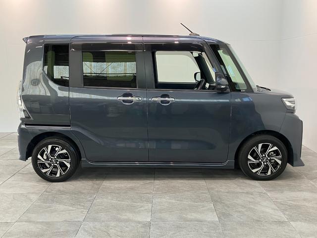 タントカスタムＸ　９型ディスプレイオーディオ　パーキングアシスト衝突被害軽減ブレーキ　コーナーセンサー　９型ディスプレイオーディオ　フルセグ　Ｂｌｕｅｔｏｏｔｈ　ＵＳＢ　パノラマカメラ　前後ドラレコ　駐車支援機能　両側電動スライドドア　前席シートヒーター　クルコン（滋賀県）の中古車