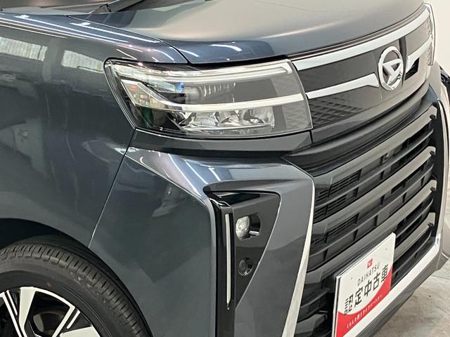 タントカスタムＸ　９型ディスプレイオーディオ　パーキングアシスト衝突被害軽減ブレーキ　コーナーセンサー　９型ディスプレイオーディオ　フルセグ　Ｂｌｕｅｔｏｏｔｈ　ＵＳＢ　パノラマカメラ　前後ドラレコ　駐車支援機能　両側電動スライドドア　前席シートヒーター　クルコン（滋賀県）の中古車