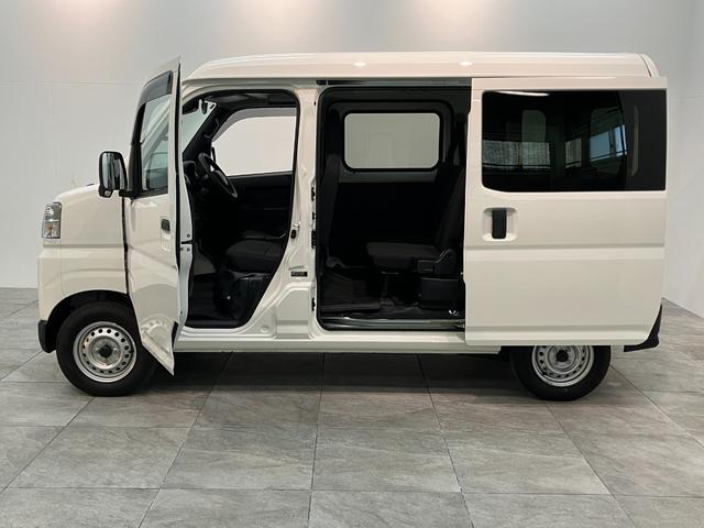 ハイゼットカーゴDX 4WD CVT コーナーセンサー キーレス衝突被害軽減ブレーキ スマアシ コーナーセンサー 前席パワーウインドウ AM/FMステレオ 両側スライドドア パートタイム4WD オートライト マニュアルレベリング(滋賀県)の中古車