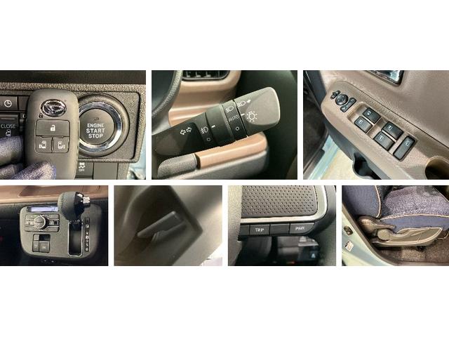 ムーヴキャンバスセオリーG 10型ナビ パノラマカメラ 届出済未使用車衝突被害軽減ブレーキ 10型フルセグナビ パノラマカメラ DVD再生 Bluetooth USB 前後ドラレコ 両側電動スライドドア LED シートヒーター オートライト オートエアコン エコアイドル(滋賀県)の中古車