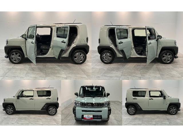 タフトG ダーククロムベンチャー レーダークルコン 届出済未使用車衝突被害軽減ブレーキ コーナーセンサー バックカメラ(ナビ装着時用) 前席シートヒーター 電動パーキング スカイフィールトップ LED オートライト オートエアコン スマートキー エコアイドル(滋賀県)の中古車