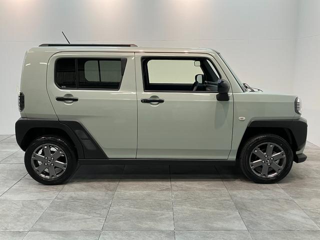 タフトG ダーククロムベンチャー レーダークルコン 届出済未使用車衝突被害軽減ブレーキ コーナーセンサー バックカメラ(ナビ装着時用) 前席シートヒーター 電動パーキング スカイフィールトップ LED オートライト オートエアコン スマートキー エコアイドル(滋賀県)の中古車