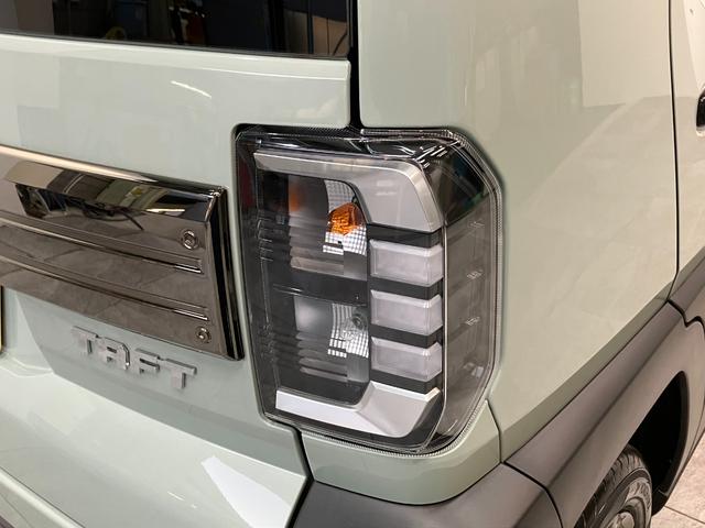 タフトG ダーククロムベンチャー レーダークルコン 届出済未使用車衝突被害軽減ブレーキ コーナーセンサー バックカメラ(ナビ装着時用) 前席シートヒーター 電動パーキング スカイフィールトップ LED オートライト オートエアコン スマートキー エコアイドル(滋賀県)の中古車