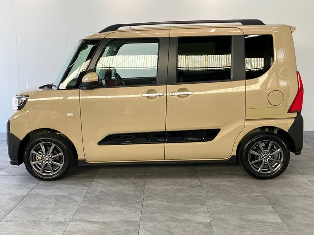 タントファンクロス 9型ディスプレイオーディオ 届出済未使用車衝突被害軽減ブレーキ コーナーセンサー 9型ディスプレイオーディオ フルセグ Bluetooth USB バックカメラ 両側電動スライドドア 前席シートヒーター LED スマートキー エコアイドル(滋賀県)の中古車