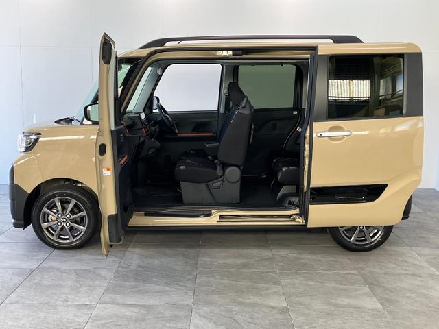 タントファンクロス 9型ディスプレイオーディオ 届出済未使用車衝突被害軽減ブレーキ コーナーセンサー 9型ディスプレイオーディオ フルセグ Bluetooth USB バックカメラ 両側電動スライドドア 前席シートヒーター LED スマートキー エコアイドル(滋賀県)の中古車