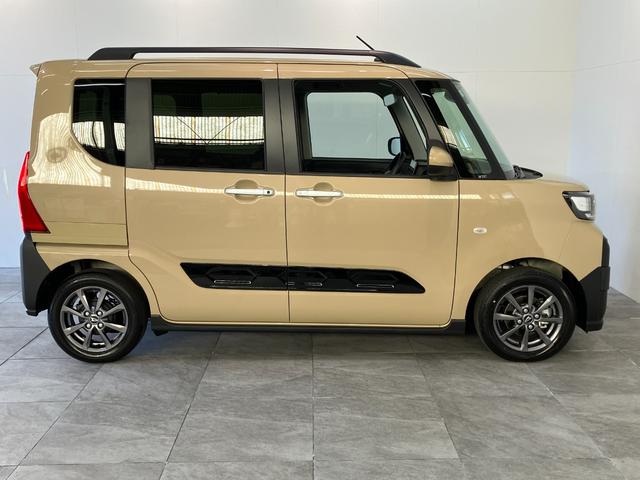 タントファンクロス 9型ディスプレイオーディオ 届出済未使用車衝突被害軽減ブレーキ コーナーセンサー 9型ディスプレイオーディオ フルセグ Bluetooth USB バックカメラ 両側電動スライドドア 前席シートヒーター LED スマートキー エコアイドル(滋賀県)の中古車