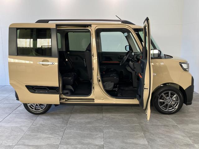 タントファンクロス 9型ディスプレイオーディオ 届出済未使用車衝突被害軽減ブレーキ コーナーセンサー 9型ディスプレイオーディオ フルセグ Bluetooth USB バックカメラ 両側電動スライドドア 前席シートヒーター LED スマートキー エコアイドル(滋賀県)の中古車