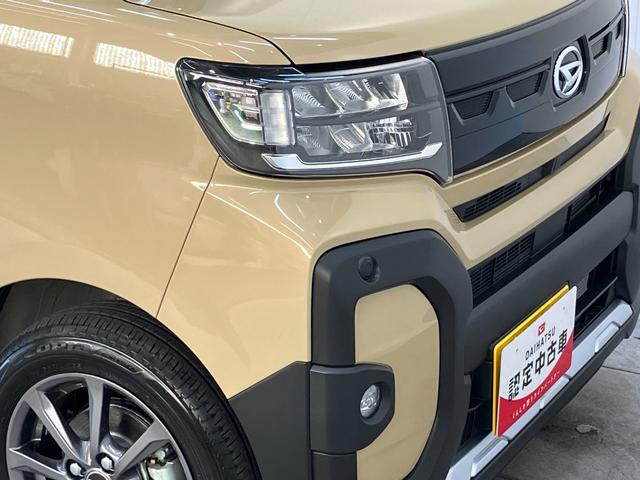 タントファンクロス 9型ディスプレイオーディオ 届出済未使用車衝突被害軽減ブレーキ コーナーセンサー 9型ディスプレイオーディオ フルセグ Bluetooth USB バックカメラ 両側電動スライドドア 前席シートヒーター LED スマートキー エコアイドル(滋賀県)の中古車