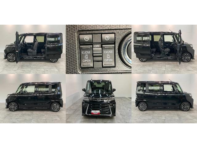 タントカスタムRS ターボ CDステレオ コーナーセンサー LED衝突被害軽減ブレーキ コーナーセンサー CDステレオ バックカメラ(ナビ装着時用) 両側電動スライドドア 前席シートヒーター 電動パーキングブレーキ LED オートライト オートエアコン スマートキー(滋賀県)の中古車