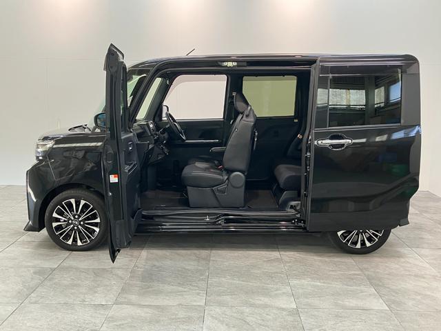 タントカスタムRS ターボ CDステレオ コーナーセンサー LED衝突被害軽減ブレーキ コーナーセンサー CDステレオ バックカメラ(ナビ装着時用) 両側電動スライドドア 前席シートヒーター 電動パーキングブレーキ LED オートライト オートエアコン スマートキー(滋賀県)の中古車