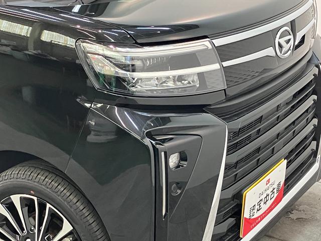 タントカスタムRS ターボ CDステレオ コーナーセンサー LED衝突被害軽減ブレーキ コーナーセンサー CDステレオ バックカメラ(ナビ装着時用) 両側電動スライドドア 前席シートヒーター 電動パーキングブレーキ LED オートライト オートエアコン スマートキー(滋賀県)の中古車