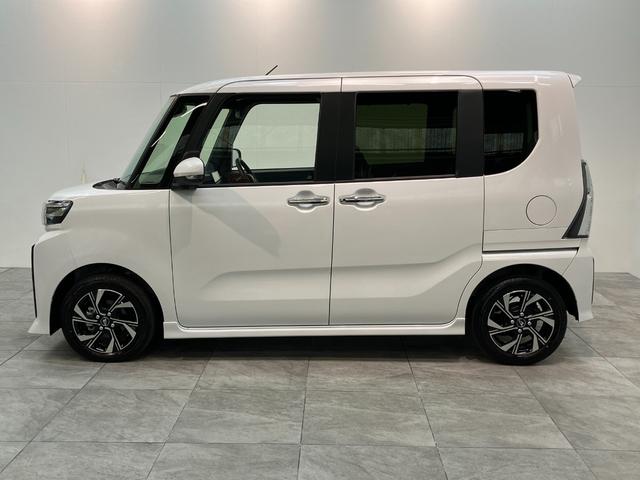 タントカスタムＸ　９型ディスプレイオーディオ　フルセグ　ＬＥＤ衝突被害軽減ブレーキ　コーナーセンサー　９型ディスプレイオーディオ　フルセグ　Ｂｌｕｅｔｏｏｔｈ　ＵＳＢ　バックカメラ　両側電動スライドドア　前席シートヒーター　ＬＥＤ　スマートキー　エコアイドル（滋賀県）の中古車