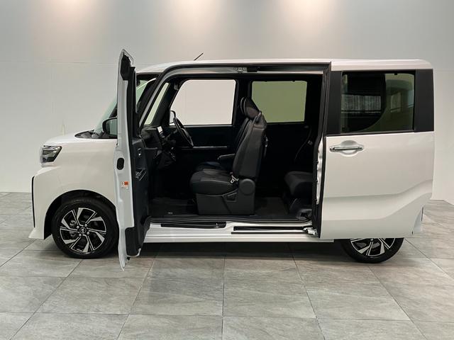 タントカスタムＸ　９型ディスプレイオーディオ　フルセグ　ＬＥＤ衝突被害軽減ブレーキ　コーナーセンサー　９型ディスプレイオーディオ　フルセグ　Ｂｌｕｅｔｏｏｔｈ　ＵＳＢ　バックカメラ　両側電動スライドドア　前席シートヒーター　ＬＥＤ　スマートキー　エコアイドル（滋賀県）の中古車