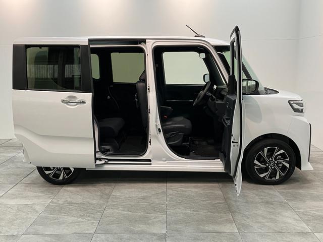 タントカスタムＸ　９型ディスプレイオーディオ　フルセグ　ＬＥＤ衝突被害軽減ブレーキ　コーナーセンサー　９型ディスプレイオーディオ　フルセグ　Ｂｌｕｅｔｏｏｔｈ　ＵＳＢ　バックカメラ　両側電動スライドドア　前席シートヒーター　ＬＥＤ　スマートキー　エコアイドル（滋賀県）の中古車