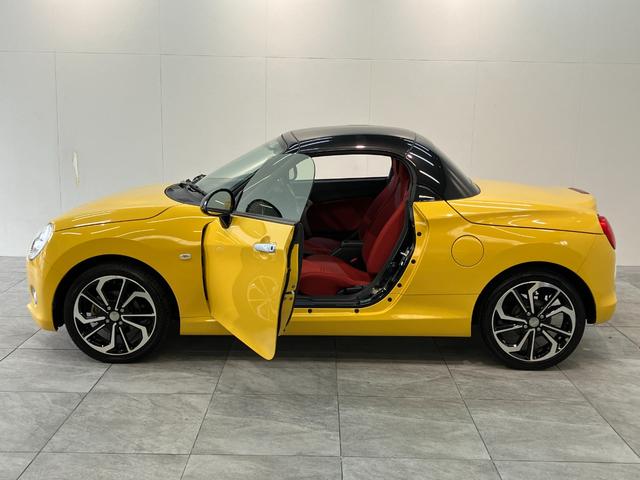 コペンセロ フルセグナビ バックカメラ LED 車検整備付電動オープンルーフ LEDヘッドライト スマートキー シートヒーター フルセグナビ DVD再生 Bluetooth USB ETC バックカメラ オートライト エコアイドル エクスプレイ仕様アルミ(滋賀県)の中古車