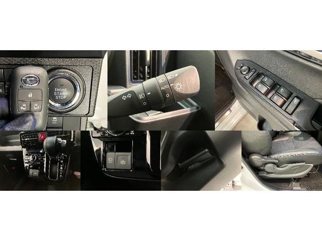 タントカスタムＲＳ　９型ディスプレイオーディオ　Ｂカメラ　ドラレコ衝突被害軽減ブレーキ　コーナーセンサー　９型ディスプレイオーディオ　フルセグ　Ｂｌｕｅｔｏｏｔｈ　ＵＳＢ　バックカメラ　前後ドラレコ　両側パワスラ　前席シートヒーター　ＬＥＤ　レーダクルコン（滋賀県）の中古車